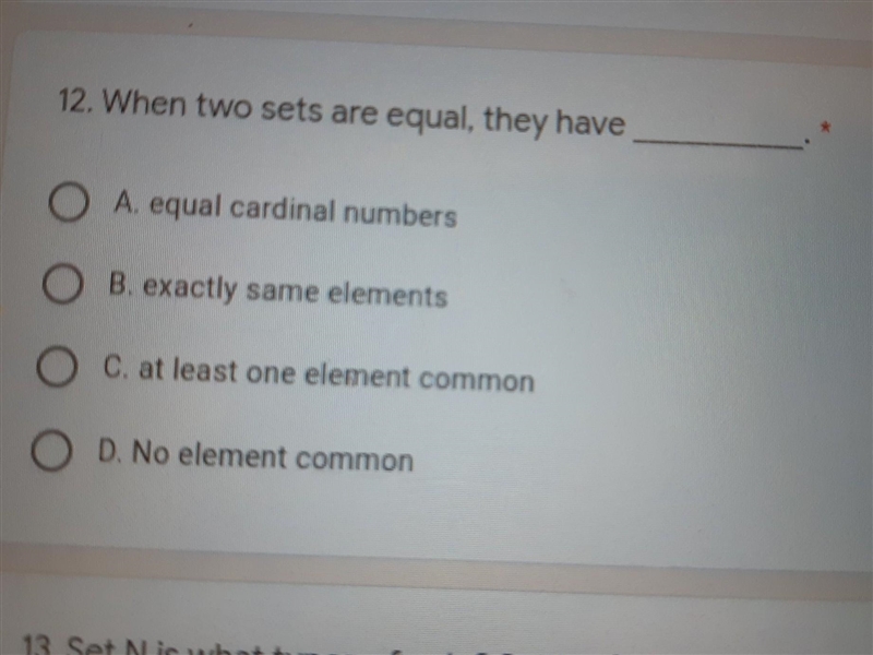 When two sets are equal they have ?​-example-1