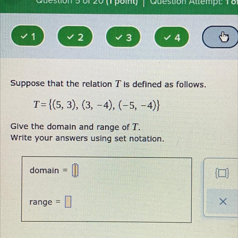 Please I need help. I need answers to both domain and range-example-1