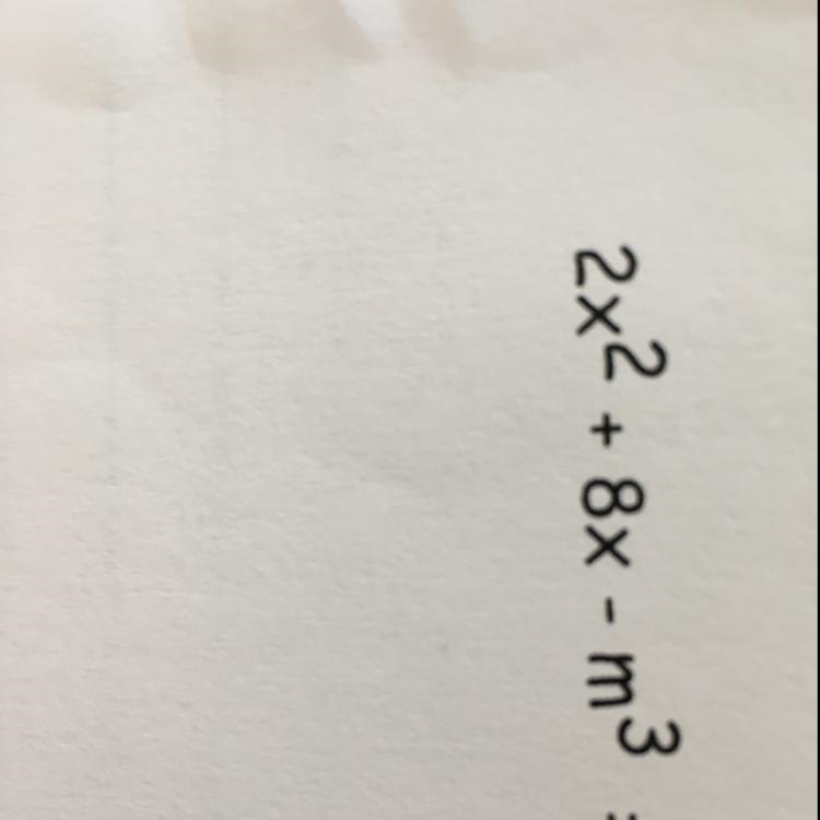 If the product of roots of the equation given below is 4, then find the value of m-example-1