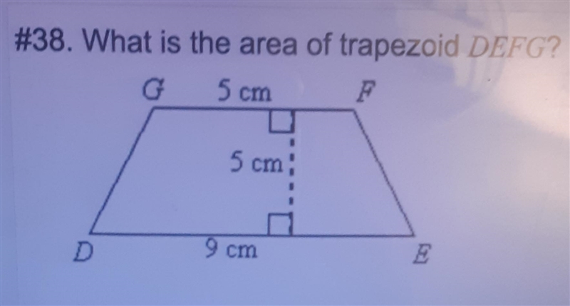 What is the area of trapezoid DEFG? PLEASE SO THIS ASAP!!! MUST SHOW WORK-example-1