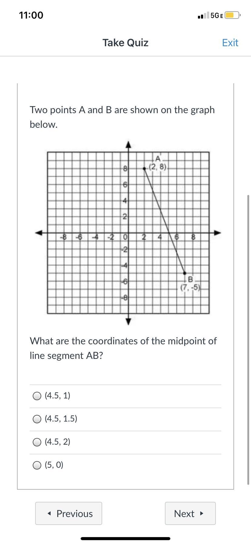 What are the coordinates of the midpoint of line segment AB?-example-1