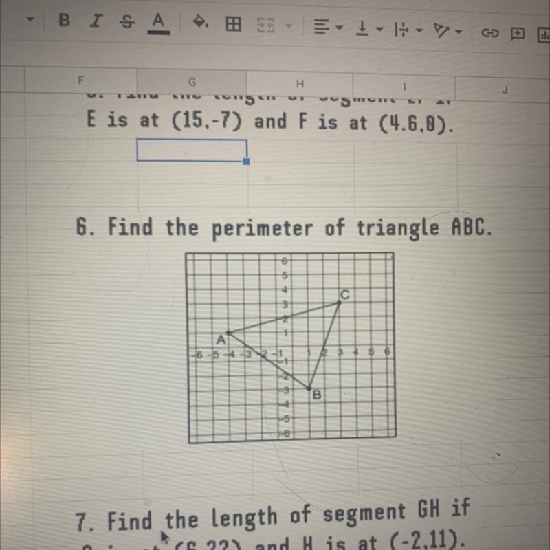 Find the perimeter of triangle ABC-example-1