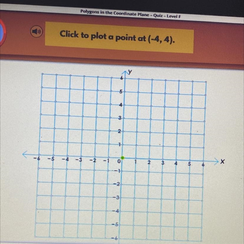 HURRY PLEASE DUE TODAY!!Click to plot a point at (-4,4).-example-1