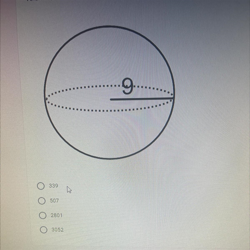 Find The Volume (nearest integer):*-example-1