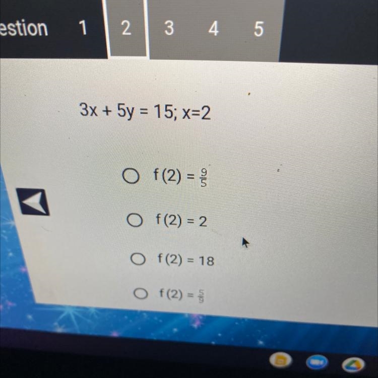 Put the following equation below in function notation and evaluate, using x as the-example-1