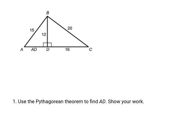 Please help if you know the pythagorean thereom-example-1