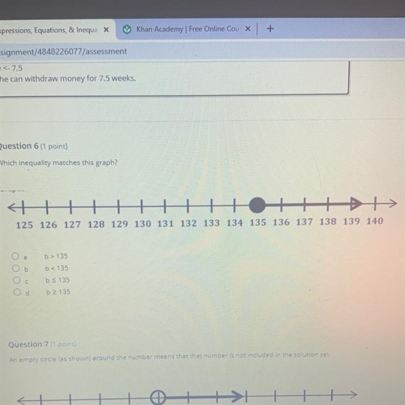 Please answer asap! which inequality matches this graph?-example-1