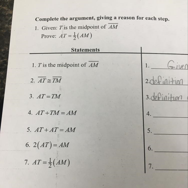 Geometric proofs. I just don’t understand it and my teacher isn’t helping.-example-1