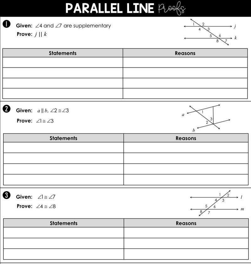 Parallel Lines Given and Proof. Geometry. Please actually answer it. Don't do 2 or-example-2