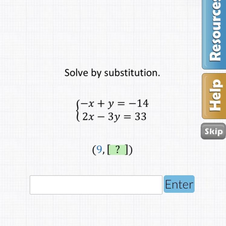 Solve by substitution-example-1