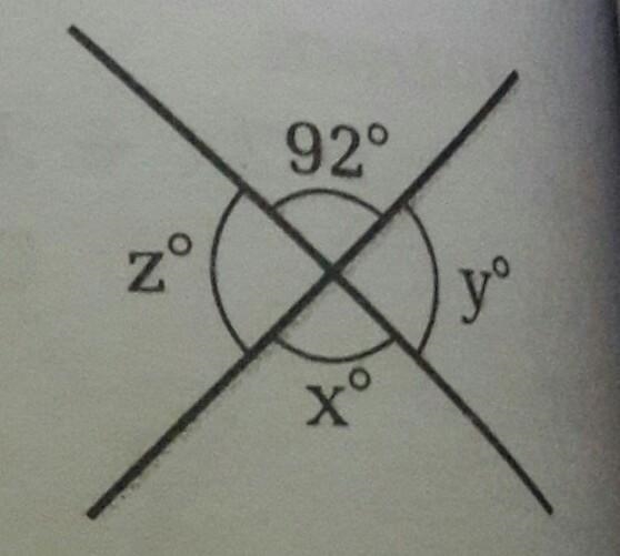 Find the unknown sizes of angles:​-example-1