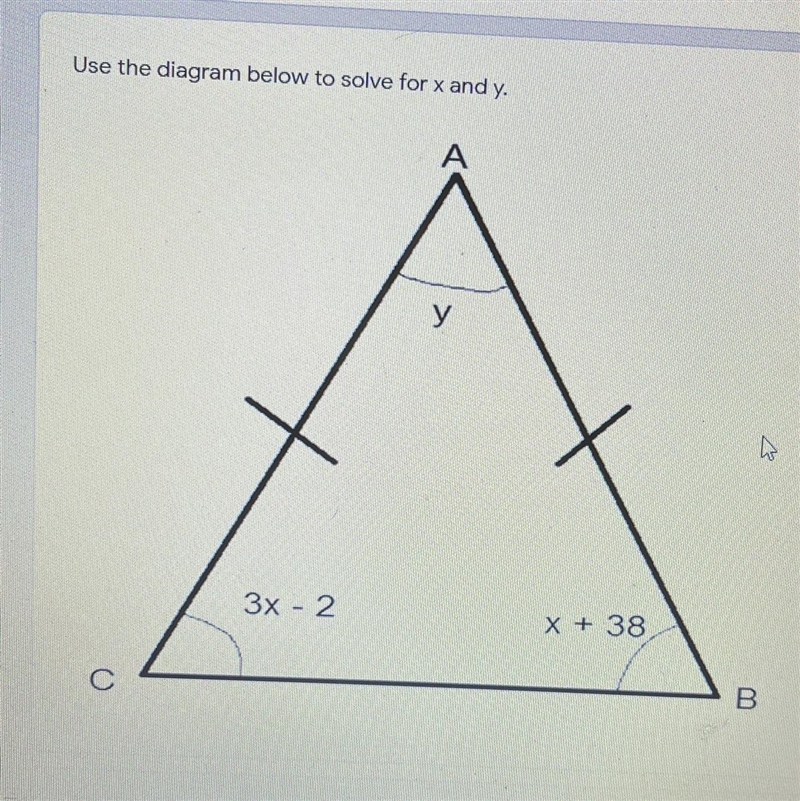 Solve for X and Y! Please and thanks ~ I’m really struggling lol don’t answer just-example-1