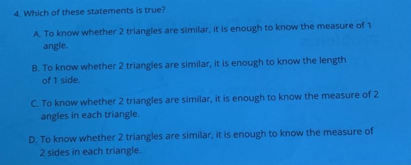 Which of these statements are true? (Geometry- look at image)-example-1