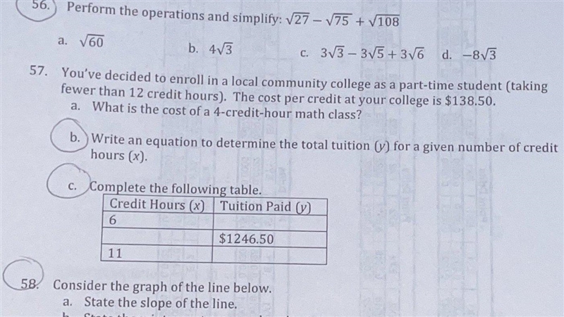 Help with 57, please!!-example-1