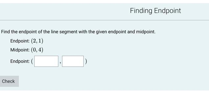 Find the endpoint/midpoint.Please hurry-example-1