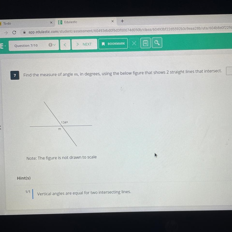 Find the measure of m in degrees please helps-example-1