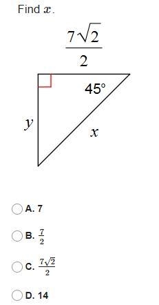 Find x. can someone work it out for me so i can try and figure out how to do problems-example-1