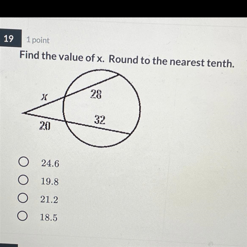 Find the value of x!-example-1