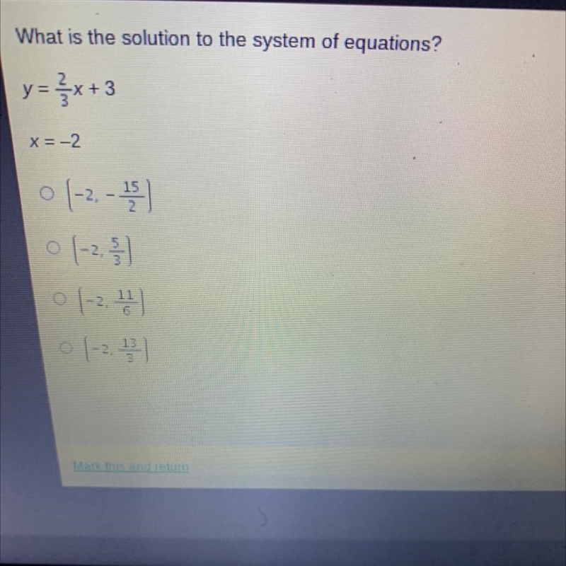 What is the solution to the system of equations?-example-1