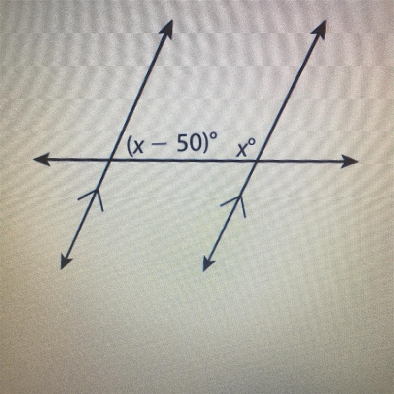 I need it quickly. Find the value of x.-example-1