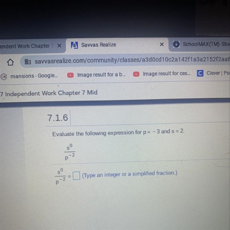 Evaluate the following expression for P = -3 and S = 2-example-1