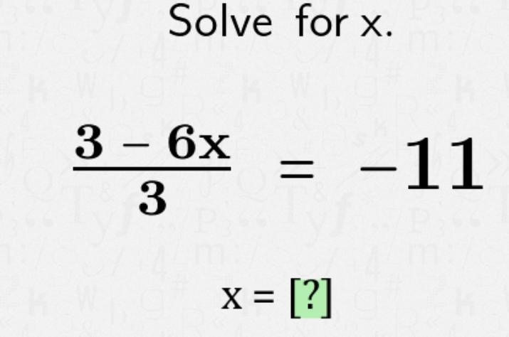 Algebra, Solve for x-example-1