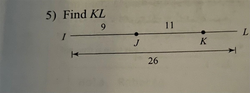 Find KL IJ=9 JK=11 KL?-example-1