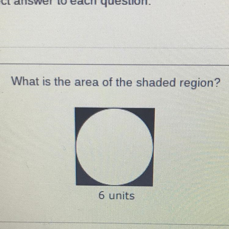 What is the area of the shaded region? 6 units-example-1