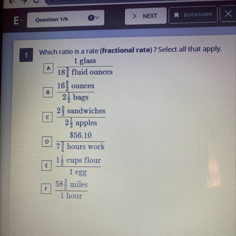 Which ratios is a rate-example-1