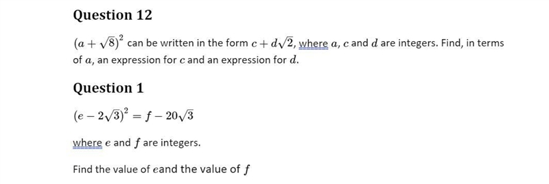 Please answer both math questions with full working out-example-1