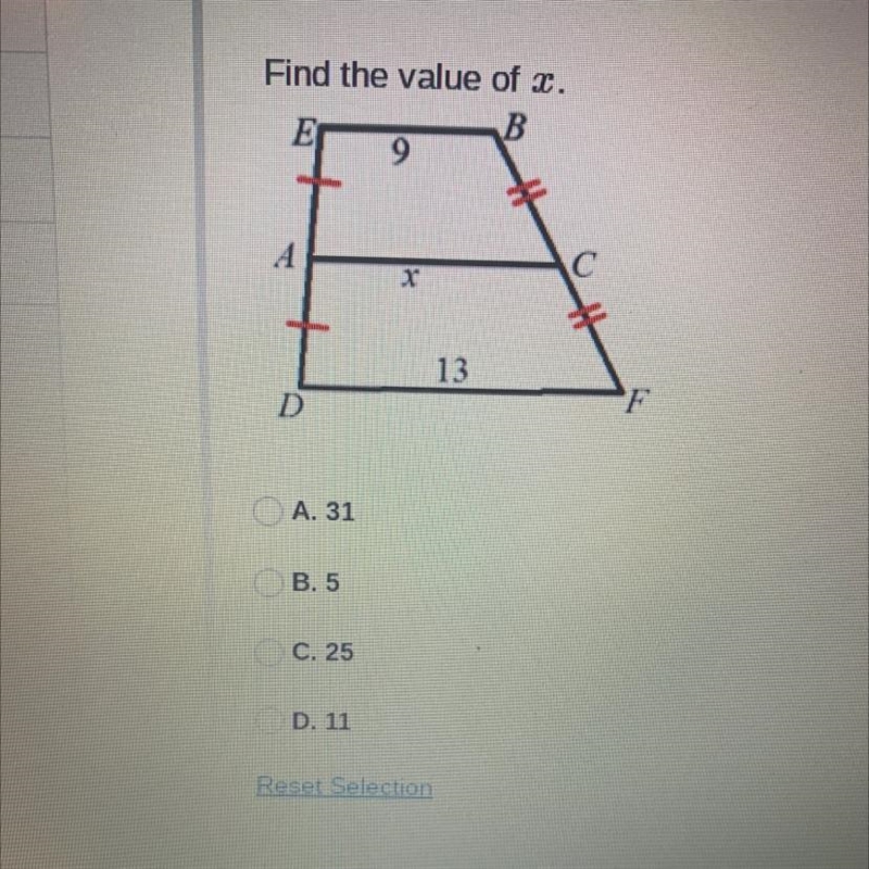 Find the value of x.-example-1