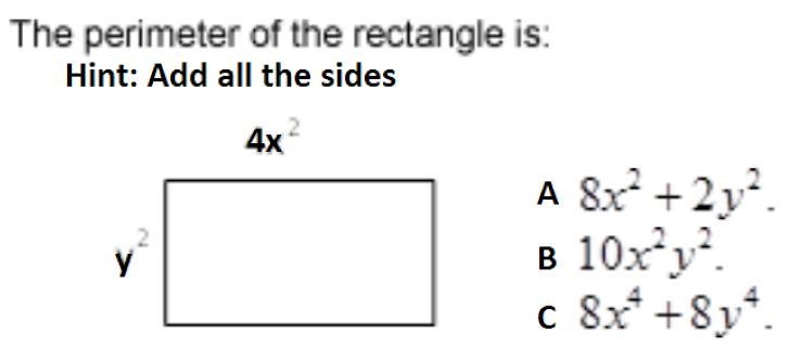 Find the perimeter of the following rectangle. Hint: add all sides.-example-1