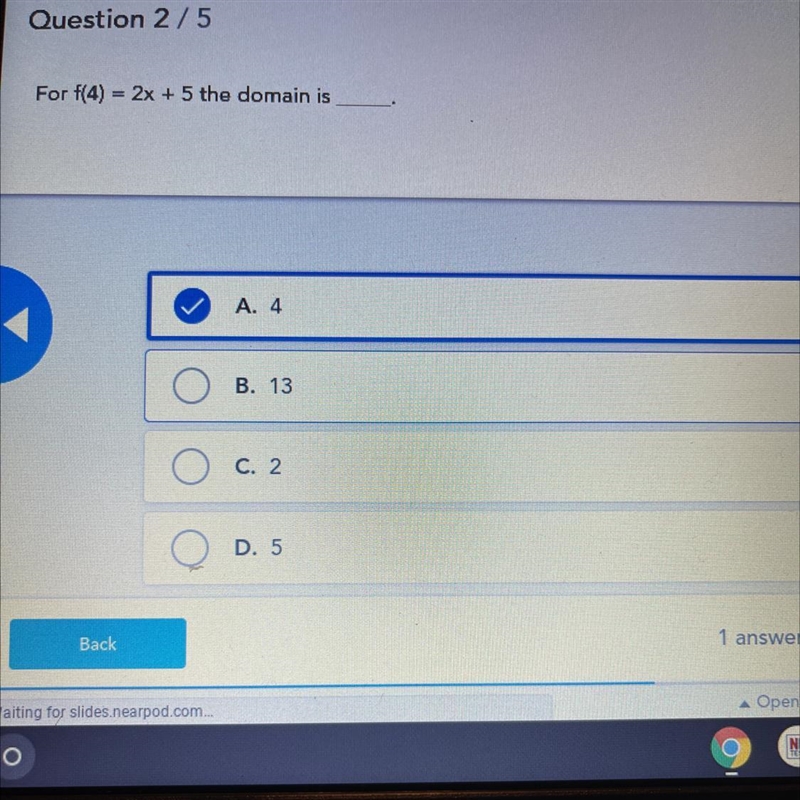 Pls someone help ! I need to know the domain and the range to this answer !-example-1