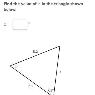 Find the value of x shown below-example-1