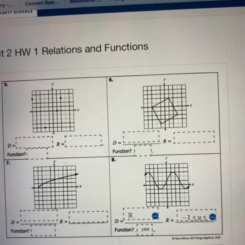 Functions, Domain, and Range (Please Help)-example-1