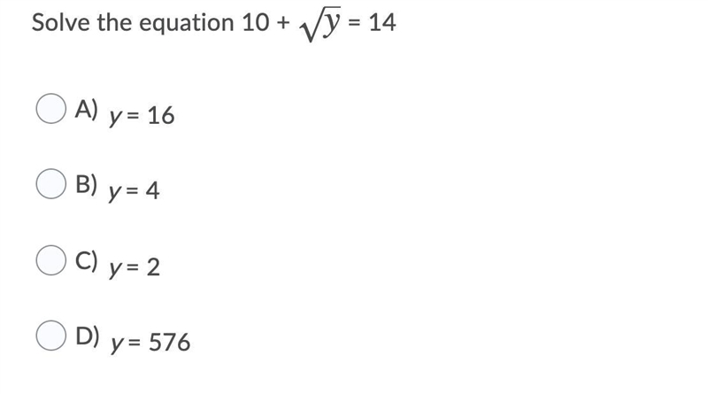 Solve The Equation Below-example-1