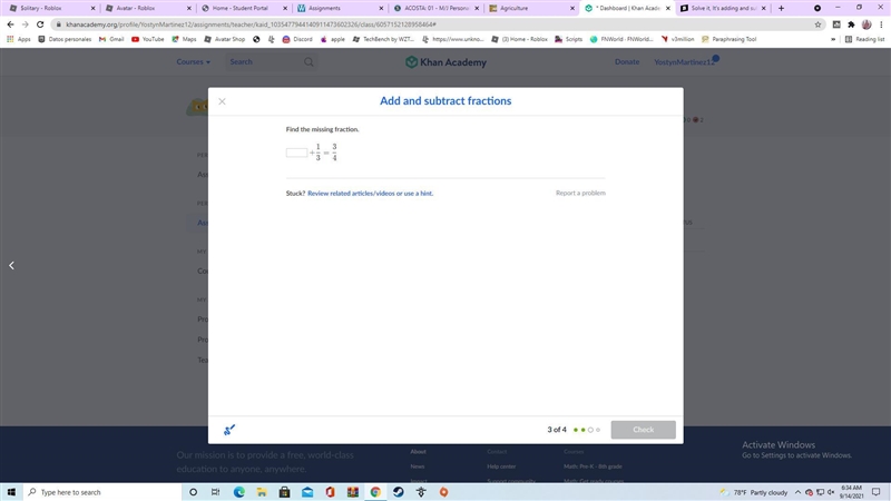 Find the missing fraction-example-1