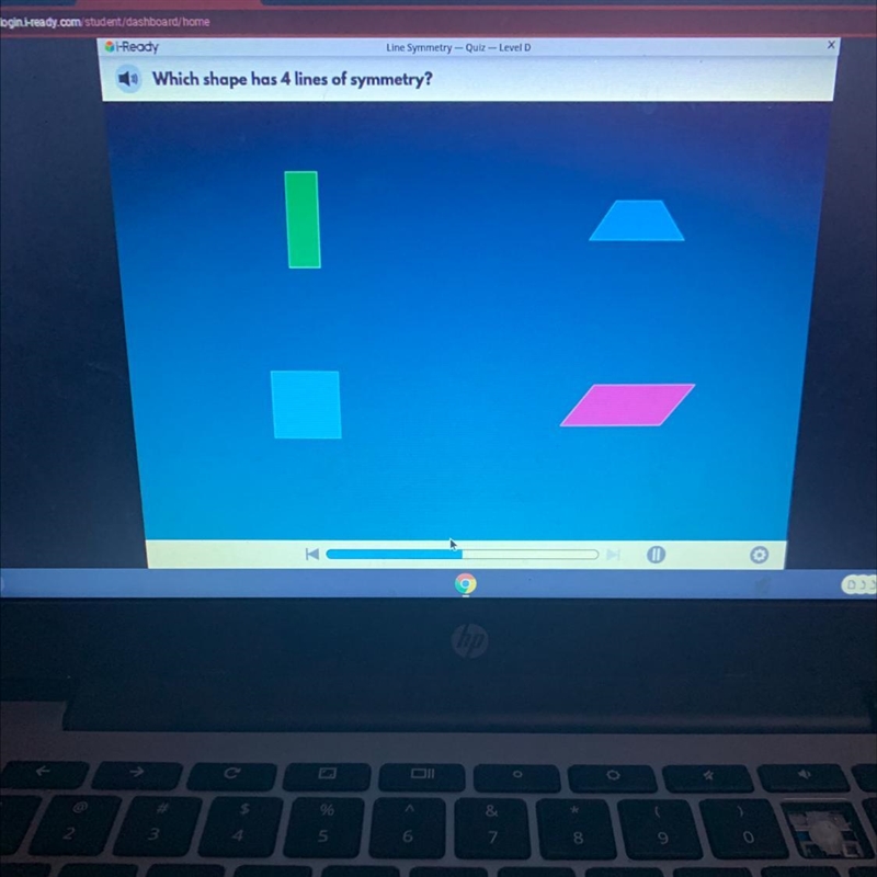 Please help which shape has 4 lines of symmetry-example-1