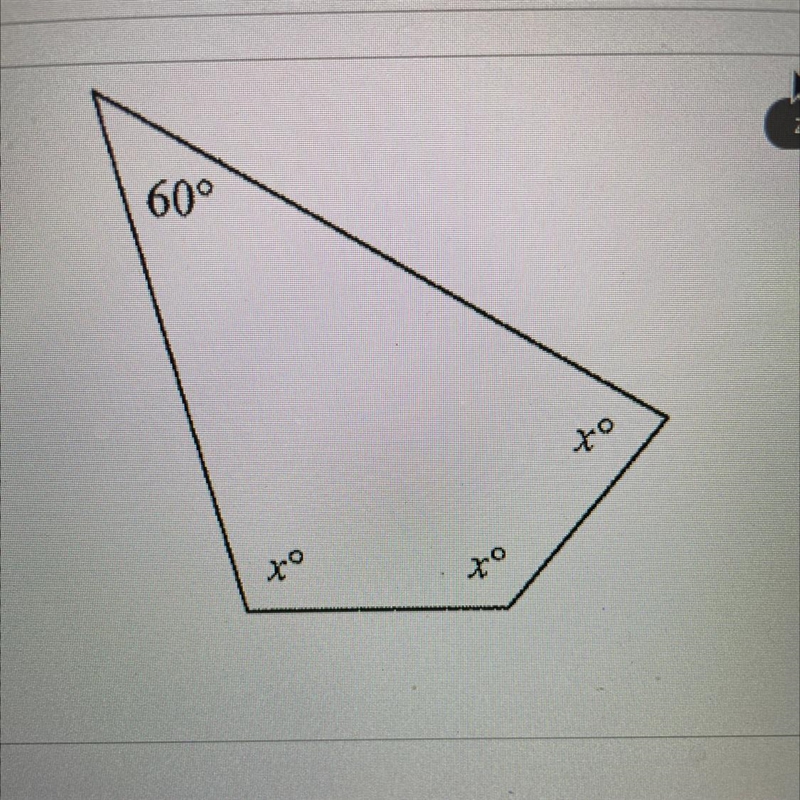 This polygon is a Quadrilateral (4 sided 2 figure). Based on the interior angle sum-example-1