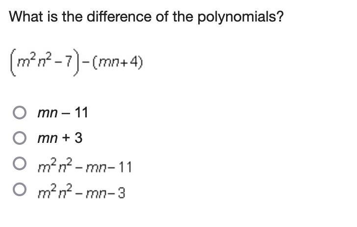 What is the difference of the polynomials?-example-1