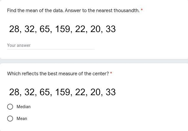 1.Find the mean of the data and round to the nearest hundredths. 2.Which reflects-example-1