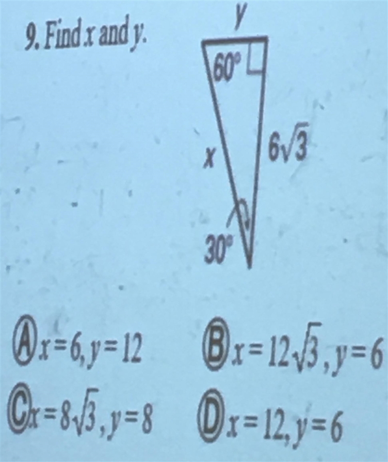 Find the value of x and y.-example-1