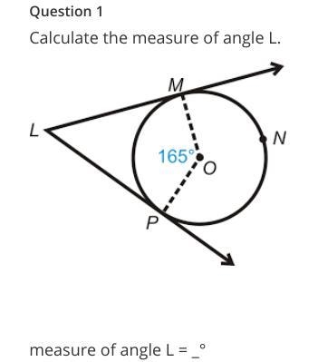 Calculate the measure of angle L-example-1