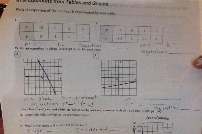 I need help with number three and please explain how to solve it.-example-1