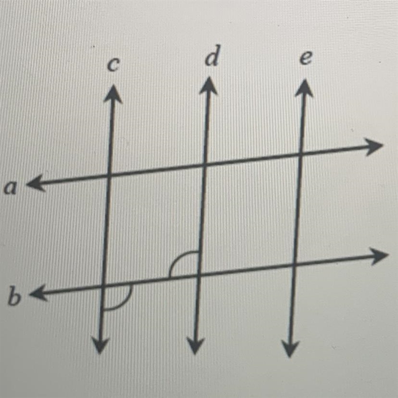 HELPPP PLSSS Using the given picture, determine which 2 lines are parallel and which-example-1