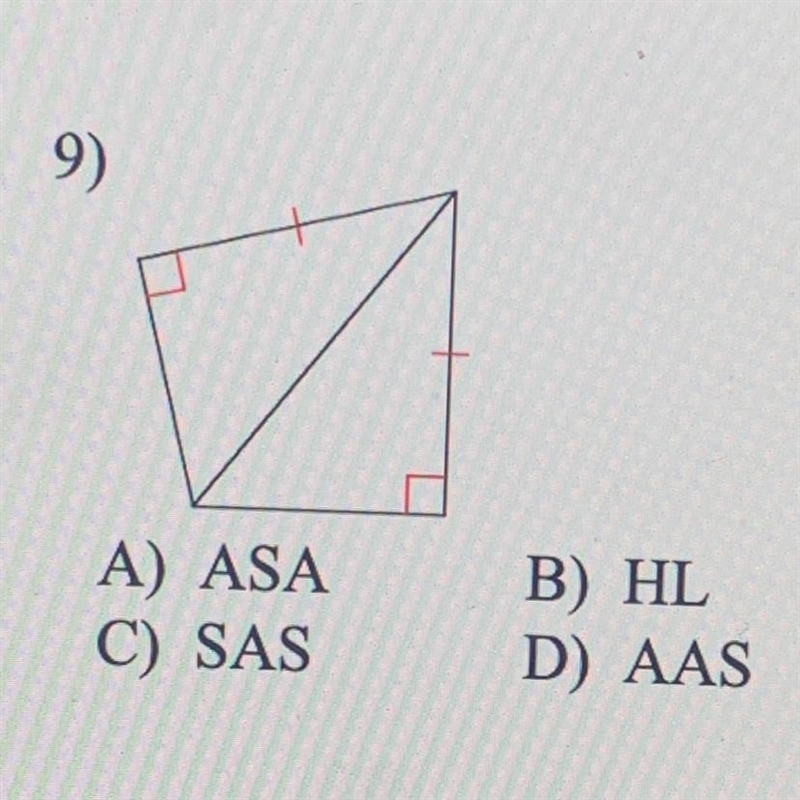 Determine if the two triangles are congruent. State how you know -GEOMETRY-example-1