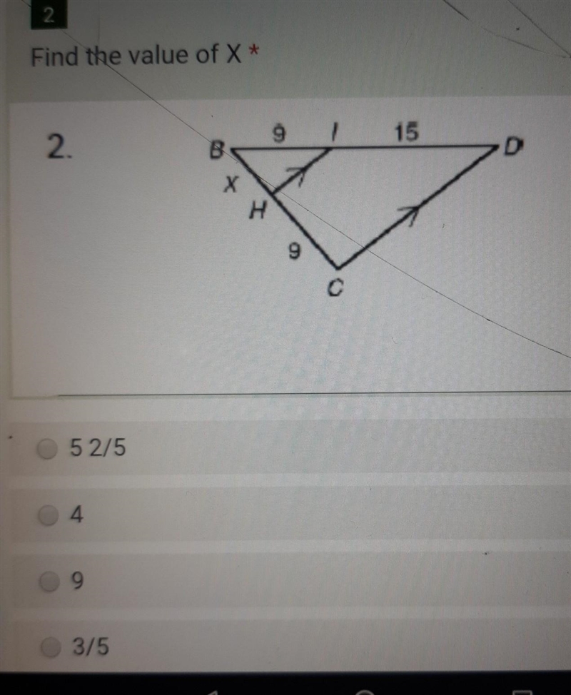 Find the value of x *​-example-1