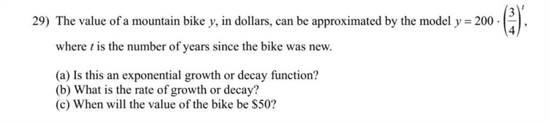 (a) Is this an exponential growth or decay function? (b) What is the rate of growth-example-1