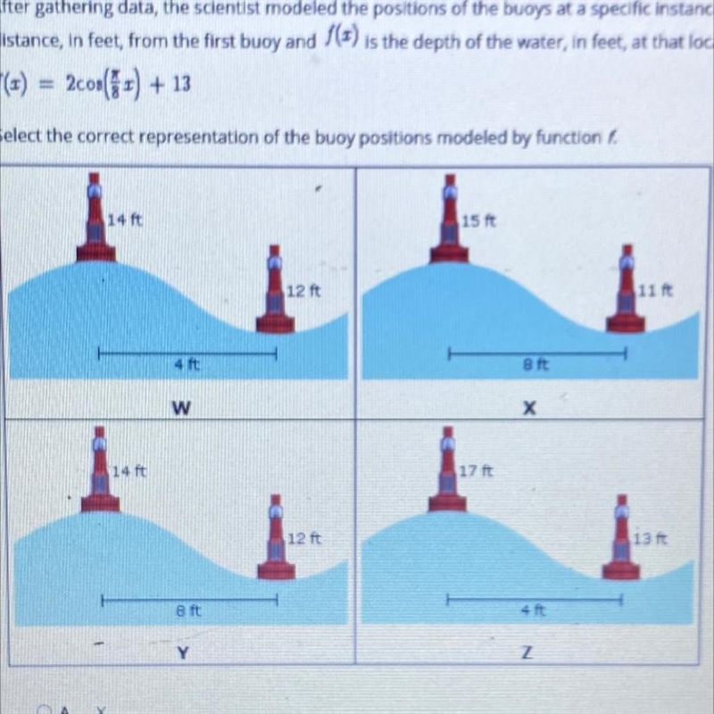 A scientist is studying the motion of waves by measuring the distance between the-example-1