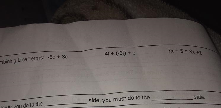 Combining like terms￼ help dont know what to do-example-1